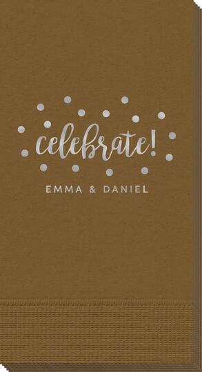Confetti Dots Celebrate Guest Towels